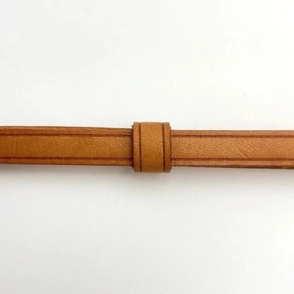 Auth Louis Vuitton Adjustable Beige LeatherShoulder Strap W/Box - Picture 6 of 10